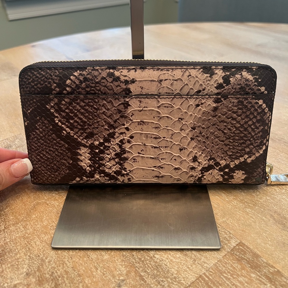 Coach Zip Wallet Python Embossed - image 2